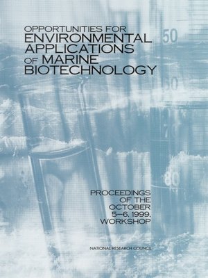 cover image of Opportunities for Environmental Applications of Marine Biotechnology